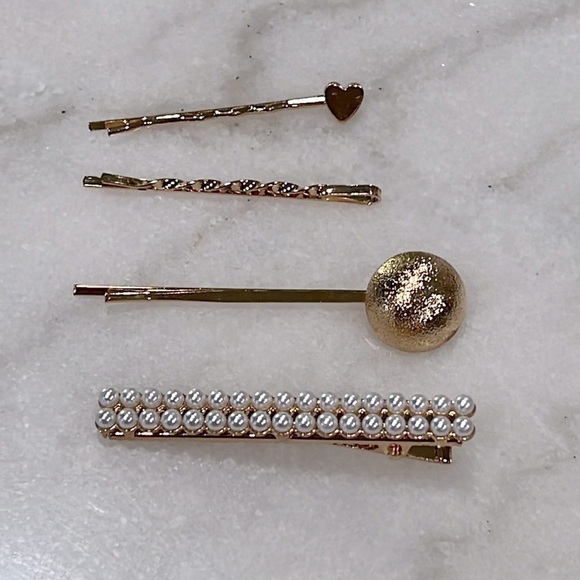 Accessories - 4 Piece Metal Hair Accessories